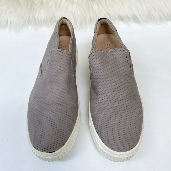 SOUL Naturalizer TIA Slip-On Sneaker Size 7.5W Mushroom Synthetic Size 7.5W - Picture 5 of 12